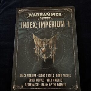 Games Workshop Index Imperium 1 Warhammer 40,000 Space Marines Book TRTAZ11A